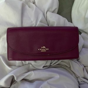 Coach Raspberry  Wallet